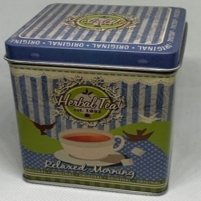 Lata para t&eacute; (100 grs) - Herbal tea azul